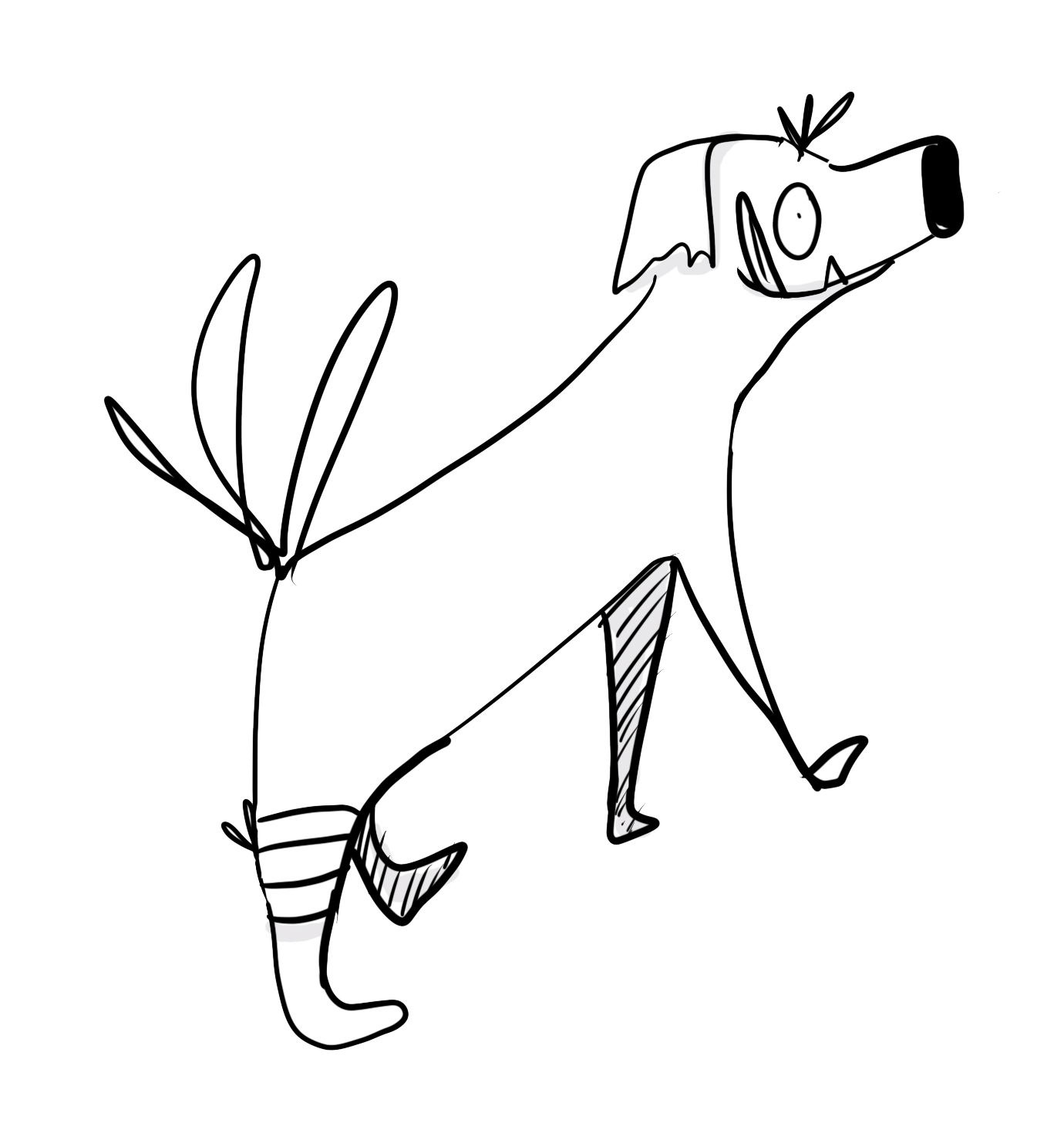 Firefly in a jar dessin de chien